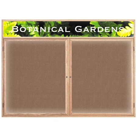 United Visual Products Open Faced Traditional Rounded Corkboard UV641ARC-GOLD-AMETHY